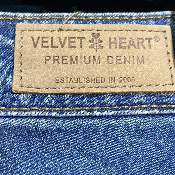 Velvet Heart NEW Trina High Rise Skinny Ankle Jean Pink Stripes Size 27 - Picture 12 of 13